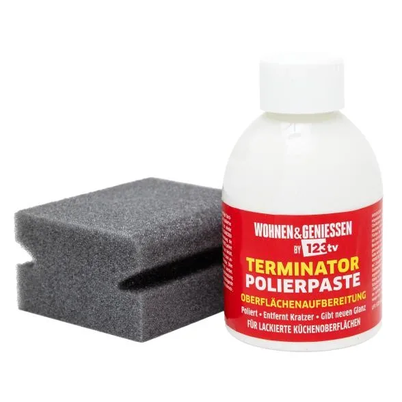 W&G Terminator Polierpaste 300g mit Schwamm