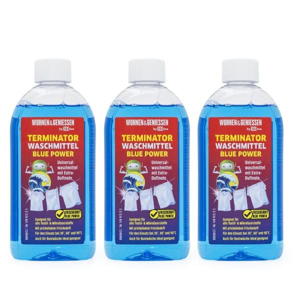 W&G 3x500ml Waschmittel Blue Power