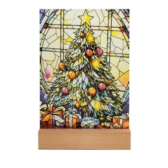 Glasaufsteller Weihnachtsbaum