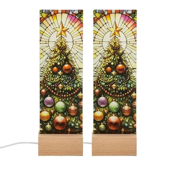 Glasaufsteller Tannenbaum 2tlg