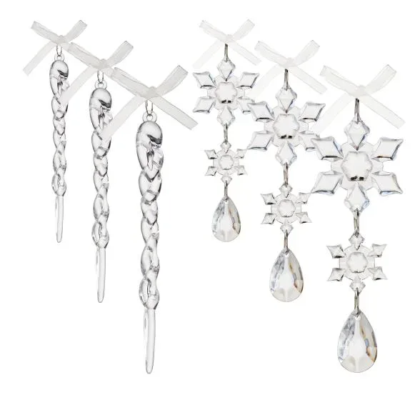 Crystal Dreams Baumschmuck 6tlg.