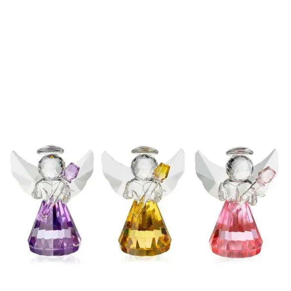 Crystal Dreams 3er Set Engel bunt