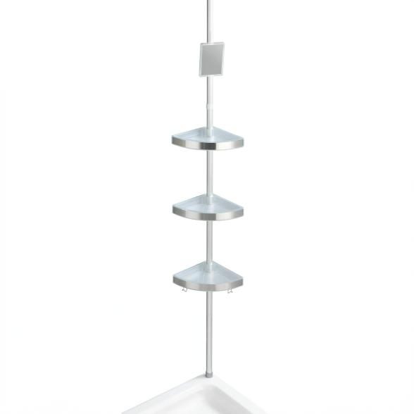 Teleskop Eck- Duschregal Premium Matt