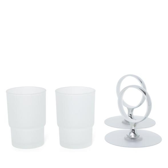 2er Set Magischer Haken Zahnputzbecher