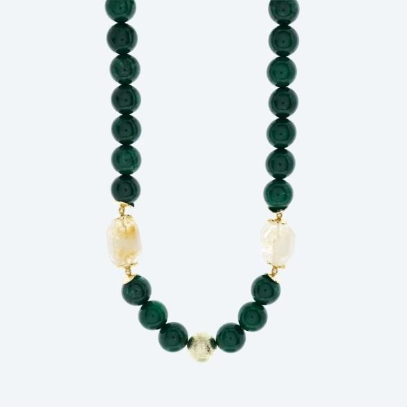 Christian Materne Collier Citrin, Chalcedon