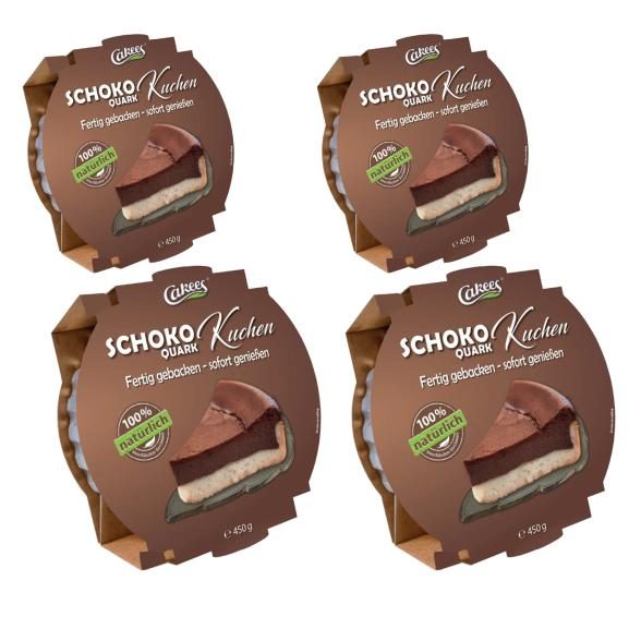 Cakees Schoko Quarkkuchen 4x 450g