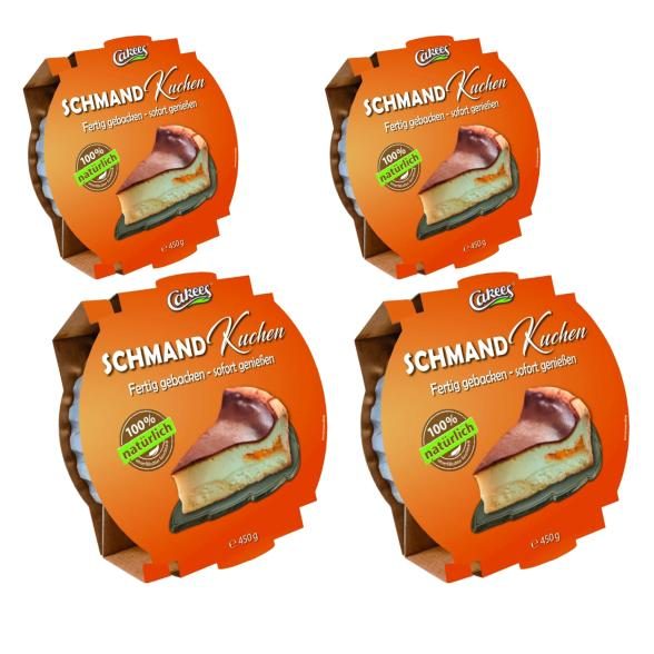 Cakees Schmand Kuchen Classic 4x 450g