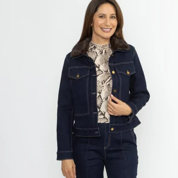 mocca by J. Leibfried Jeansjacke jeansblau