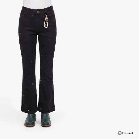 Zauberhose 'Miracle Shape' Slim Fit schwarz