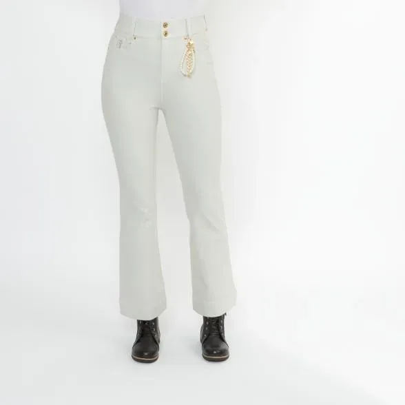 Zauberhose 'Miracle Shape' Slim Fit ivory