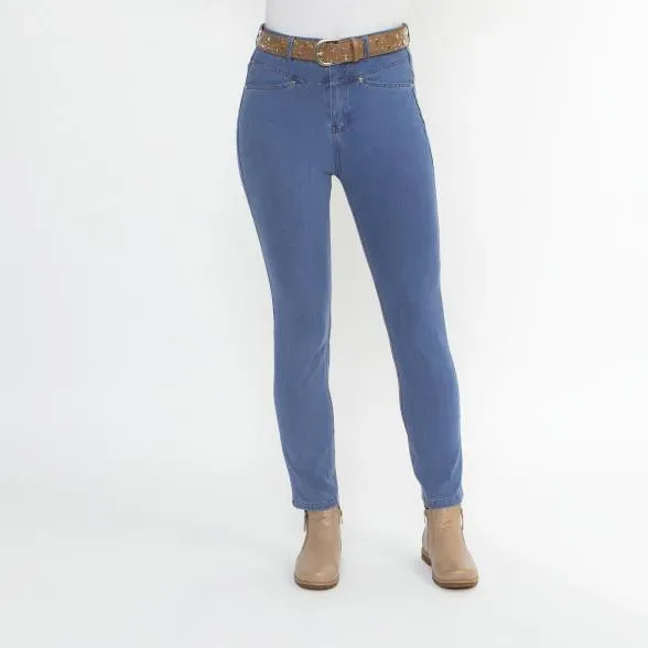 Zauberhose 'Miracle Shape' Slim Fit hellblau
