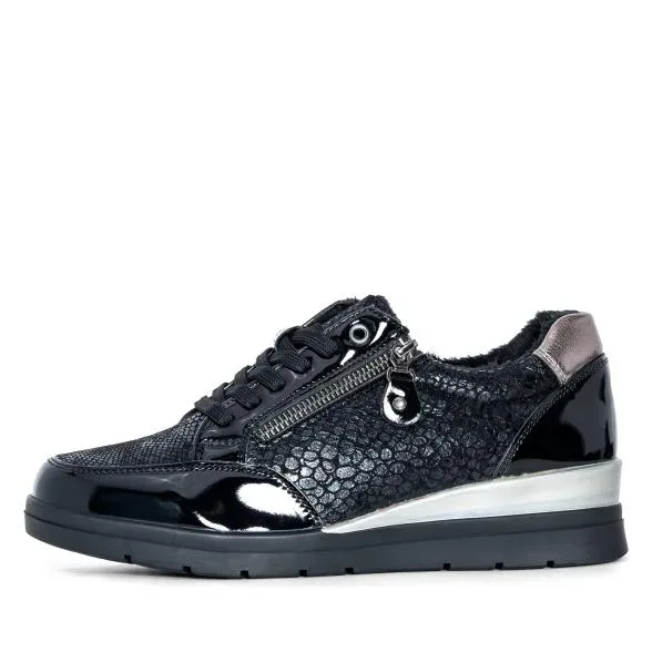 TOPWAY COMFORT Damensneaker schwarz