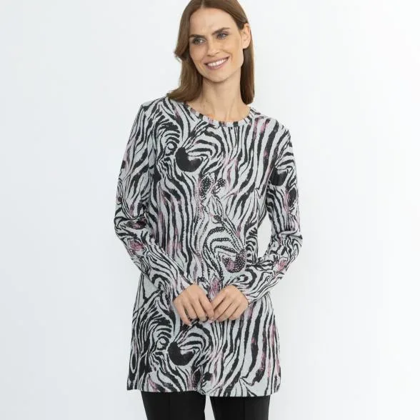 CHRISTIAN MATERNE Damen-Tunikashirt multicolor