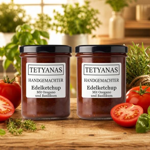Edelketchup Oregano&Basilikum