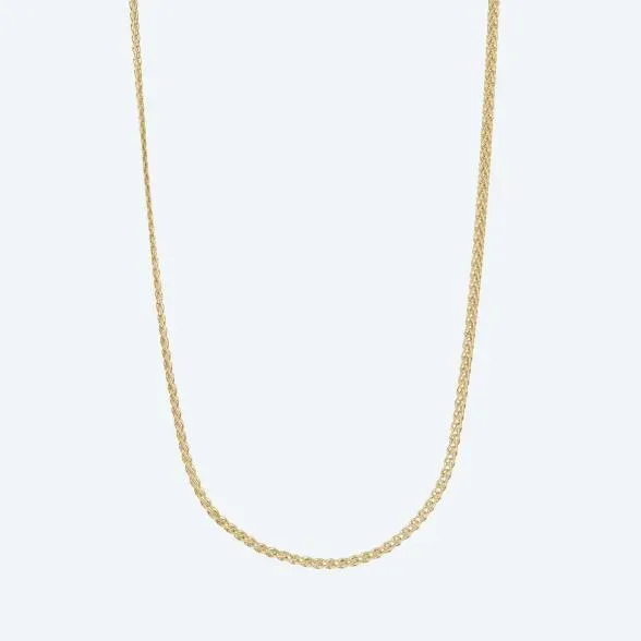 Zopfkette 585 Gelbgold