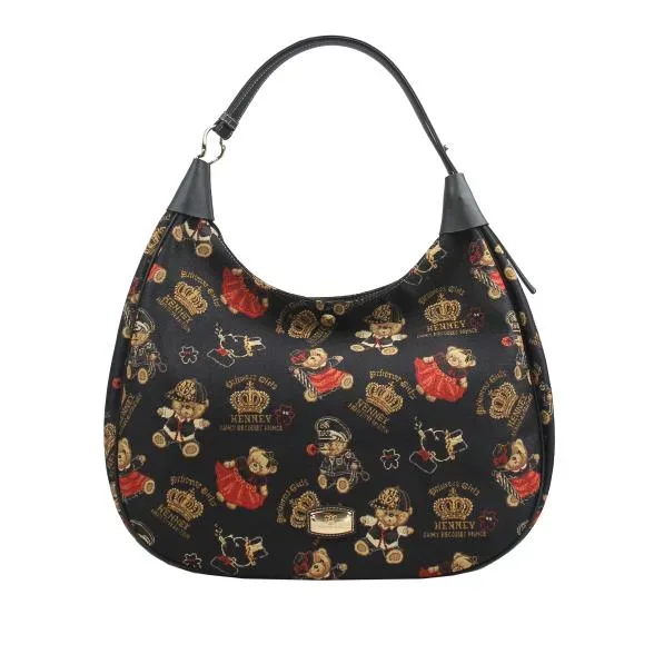 Henney Bear Schultertasche schwarz/multicolor