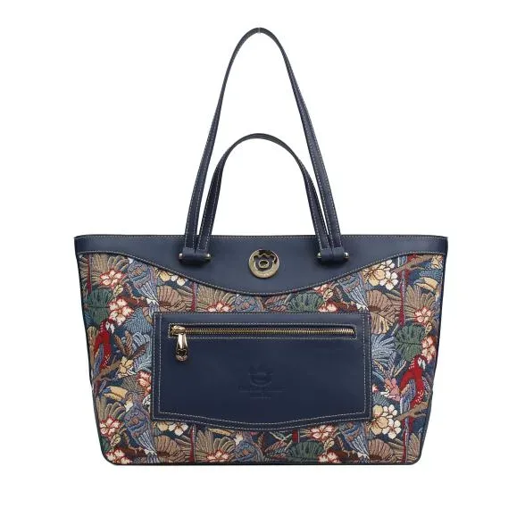 Henney Bear Schultertasche dunkelblau/multicolor