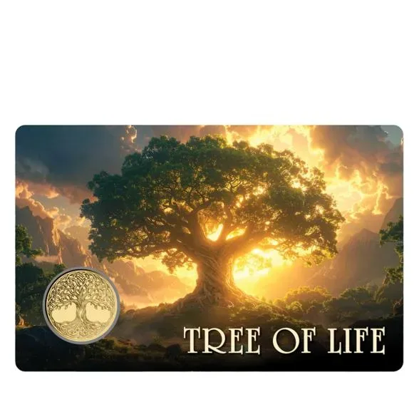 Goldcard 'Tree of Life' 1/1000 oz. Feingold