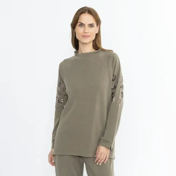 Lounge Collection by H. S. Sweatshirt khaki