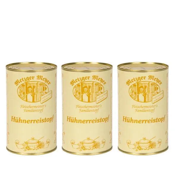 Metzger Meyer Hühnerreistopf 3er Set