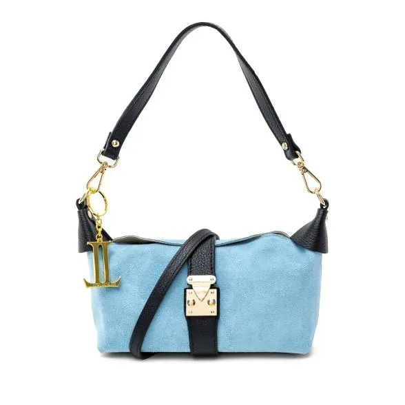 Luca Lorenzo Schultertasche schwarz/blau