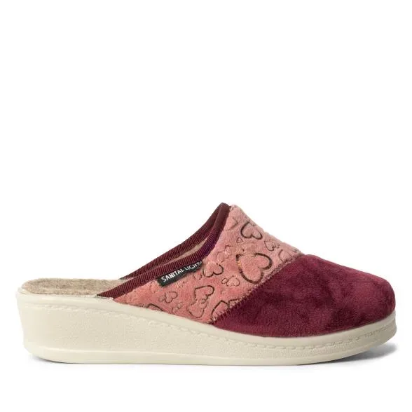 SANITAL LIGHT Damenhausschuh beere/rosa