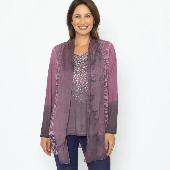 TRENDS by J. Leibfried 2in1 Longshirt lila