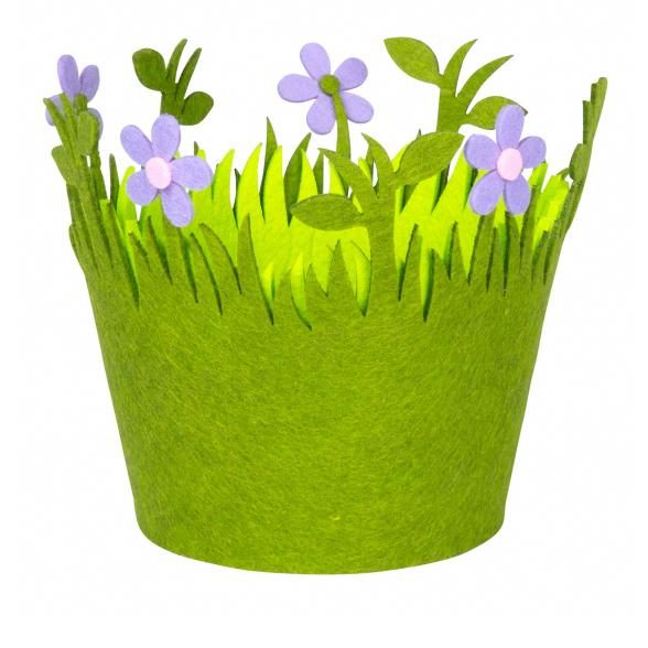 Filz-Kräuter-Blumentopf
