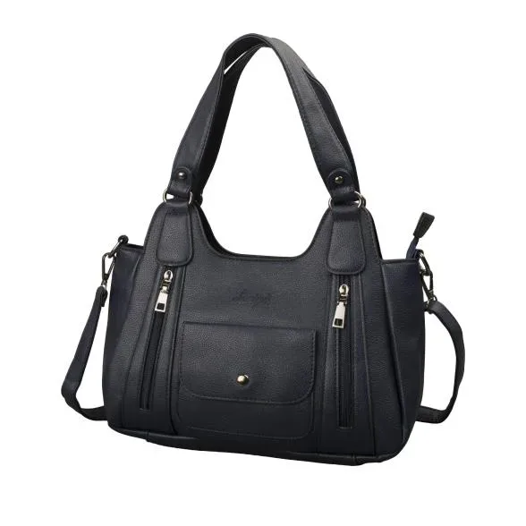 dariya Henkeltasche dunkelblau
