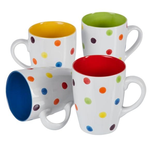 Kaffeetassen Kunterbunt 4 St.