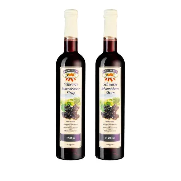 Schwarze Johannisbeere Sirup 2er Set
