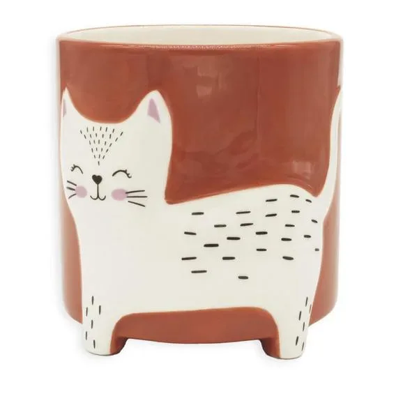 Winkee Blumentopf Katze
