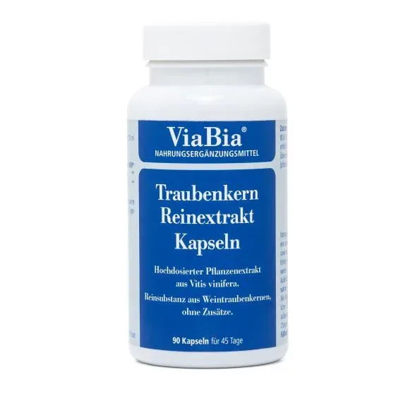 ViaBia Traubenkern Reinextrakt  90 Kapseln