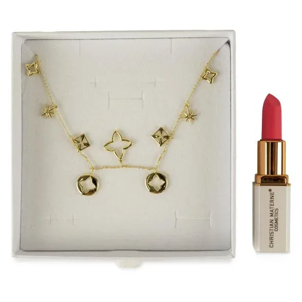 Christian Materne Geburtstags-Set Kette & Lipstick