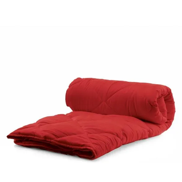 Mikrofaser Sommerdecke rot
