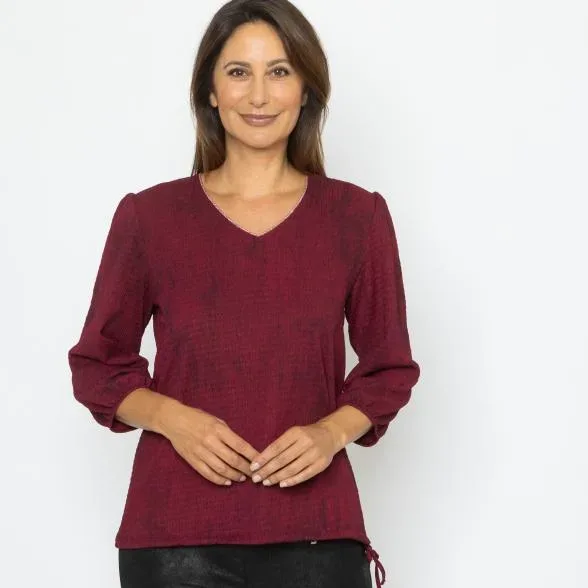 Signature Collection by Heike S. Shirt bordeaux