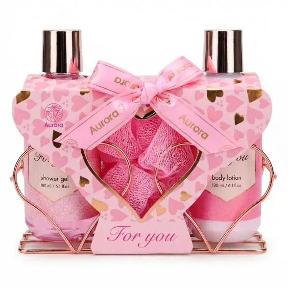 AURORA FOR YOU Hearts Pflege-Set 3-teilig
