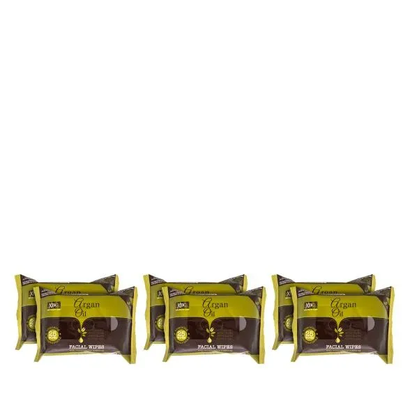 Argan Oil Moroccan Extract Facial Wipes 6 x 25 Stk