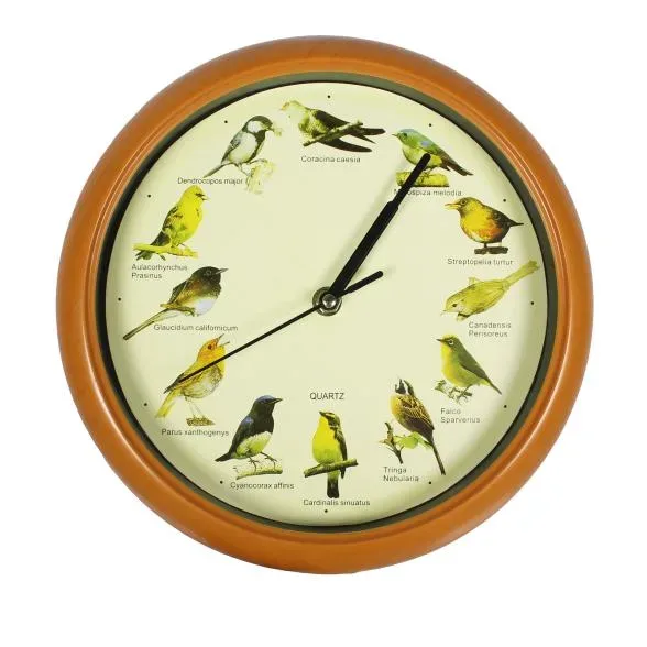 Genius Ideas Wanduhr Vogelgesänge