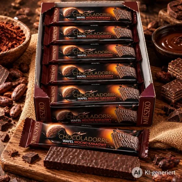 Schokowaffel mit Kakaofüllung, XXL