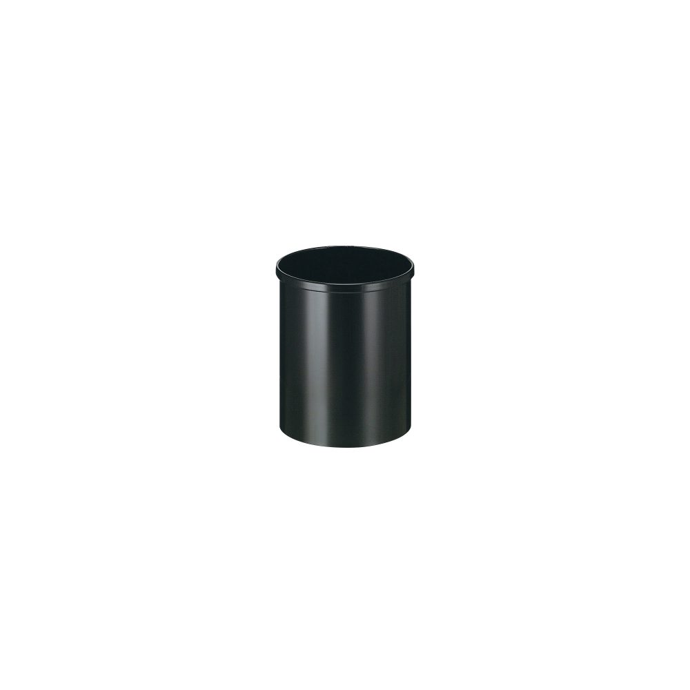 Vepa Bins Metall Abfalleimer 25,5 x 25,5 x 36 cm Schwarz