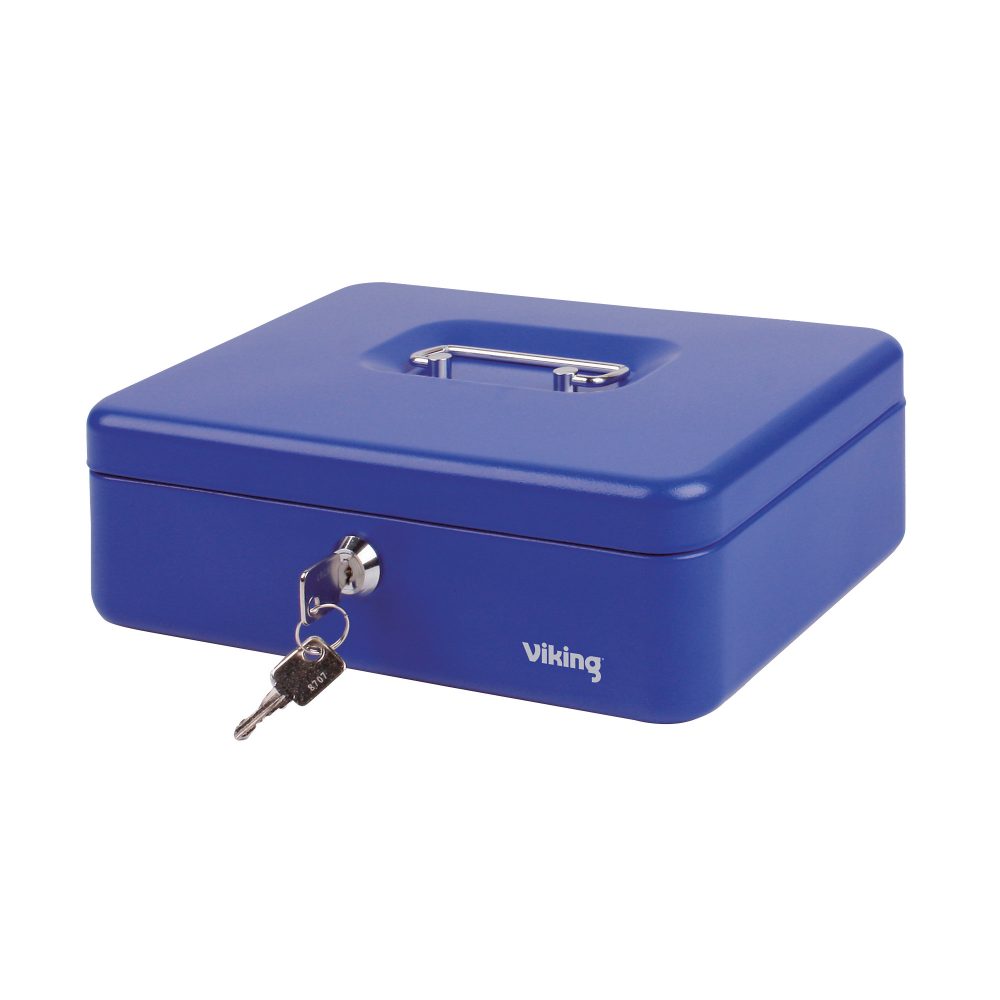Office Depot Geldkassette 4049779 Blau 260 x 185 x 81 mm