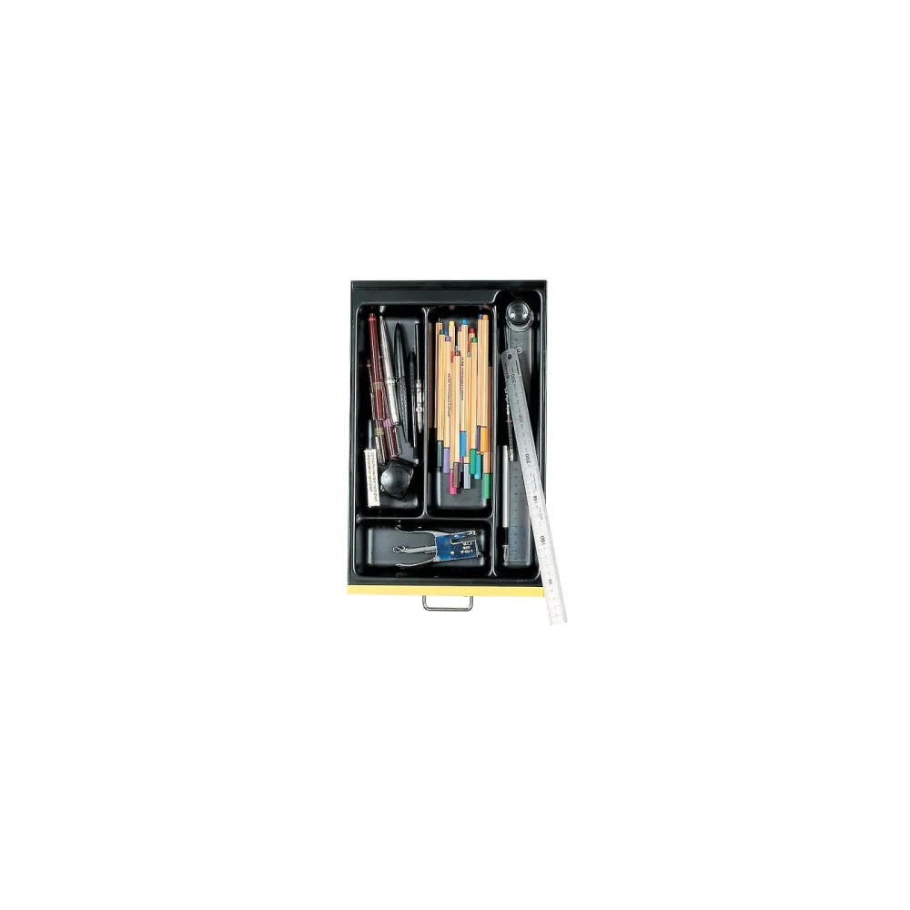 Bisley Schubladeneinsatz Multidrawer Schwarz 233 x 363 x 51 mm