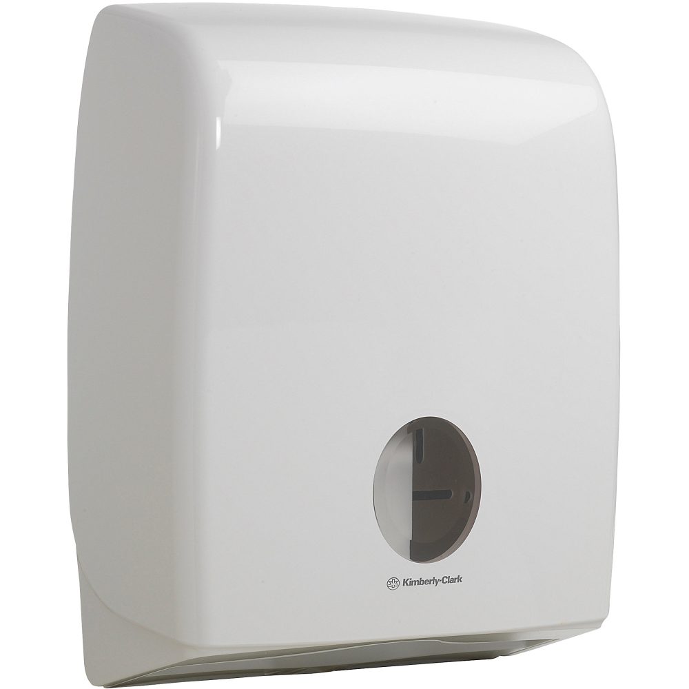 Kimberly-Clark Professional Toilettenpapierspender Einzelblattsystem 6990 Kunststoff Weiß