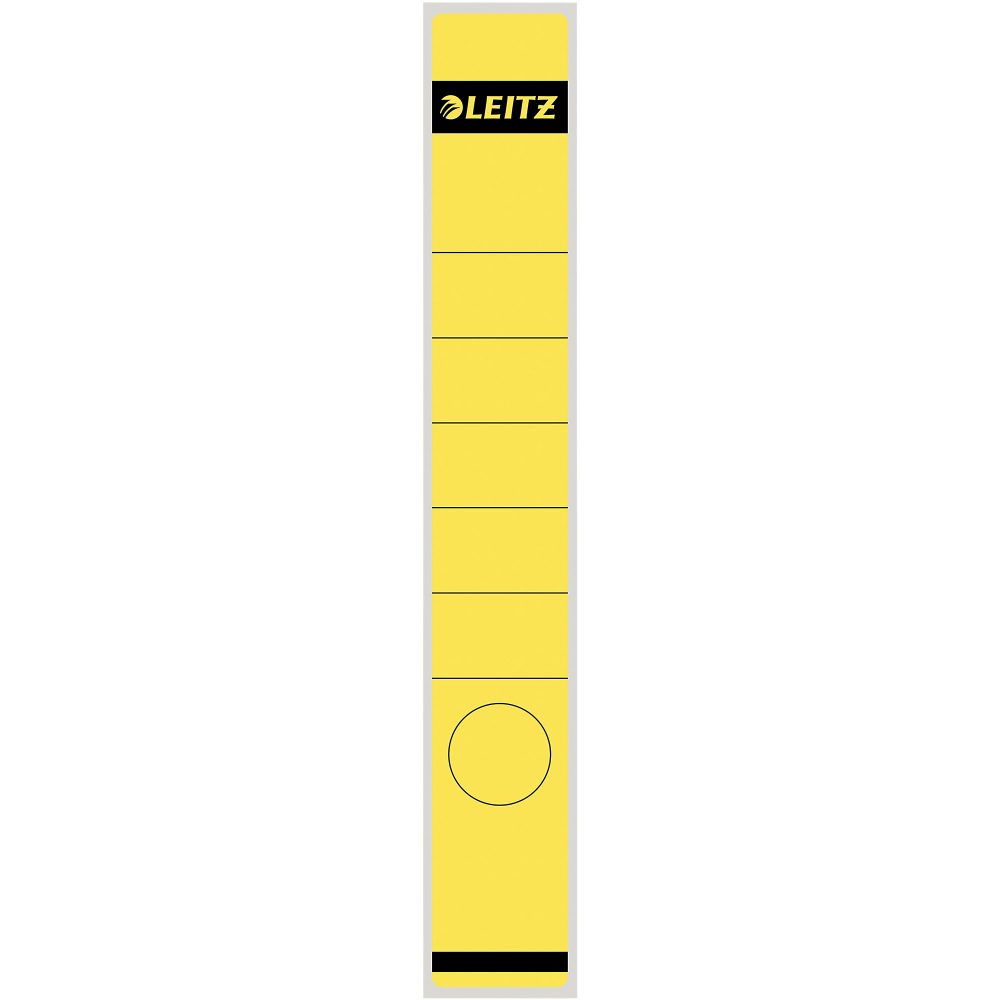 Leitz Selbstklebende Rückenschilder 1648-00-15 Gelb 39 x 285 mm 10 Stück
