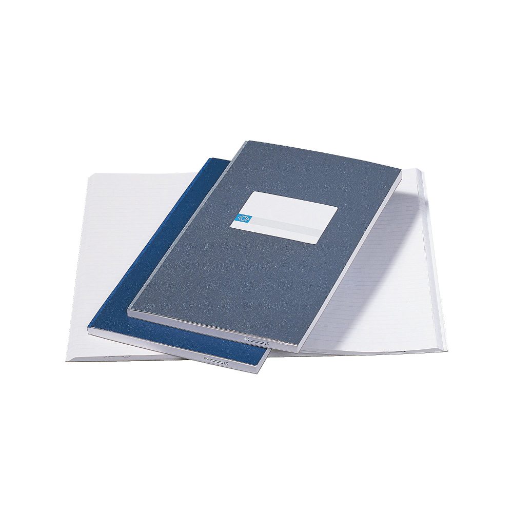 Jalema Notizbuch DIN A5 Liniert 16,5 x 21 cm Blau 100 Blatt