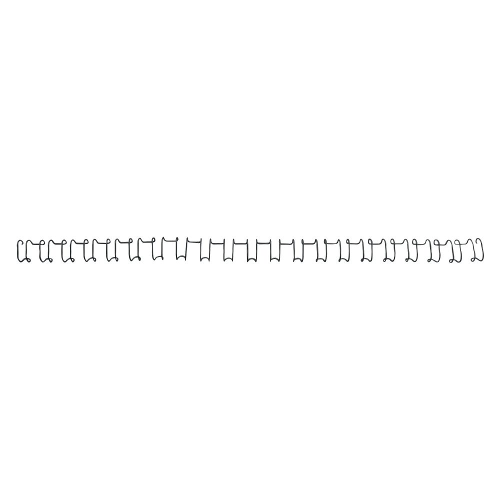 GBC Drahtbinder&uuml;cken 10mm A4 IB165221 schwarz, 21 Ringe 100 St&uuml;ck