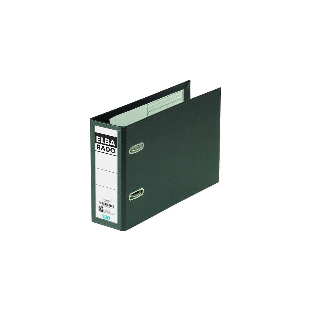 ELBA Rado Plast Ordner DIN A5 75 mm Schwarz 2 Ringe PP (Polypropylen)