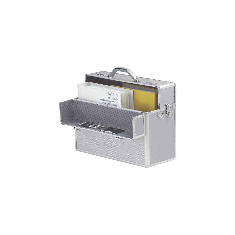 ALUMAXX Pilotenkoffer ALPHA 47 x 20 x 36,5 cm Silber