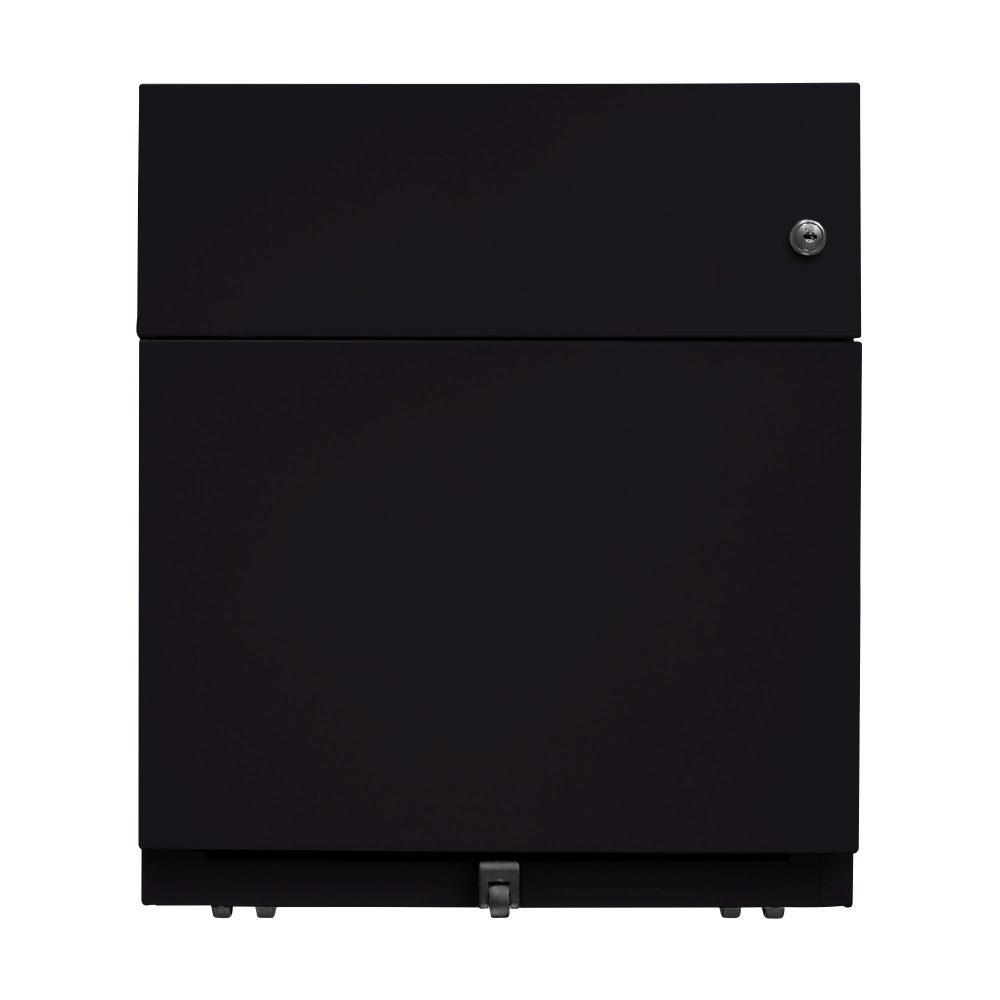 Bisley Rollcontainer Note 1 Schublade Schwarz 420 x 565 x 495 mm